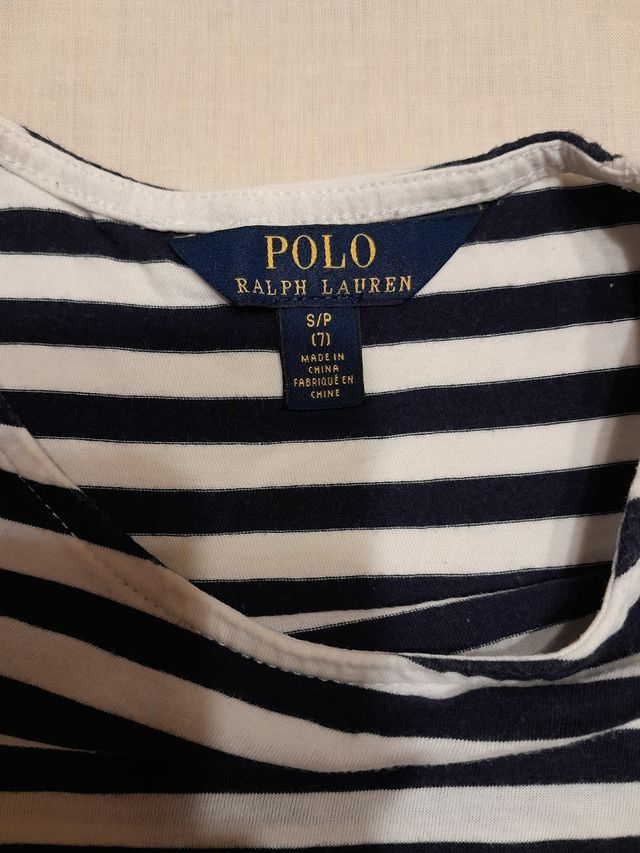 Camiseta marinera niña rayas