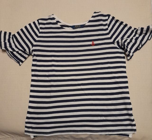 Camiseta marinera niña rayas