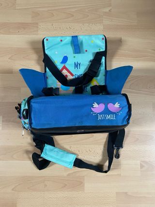 Trona de viaje infantil bbest con pájaros. 