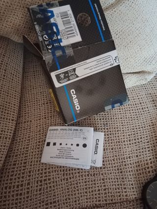Reloj Casio Analógico Negro