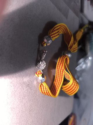 Pulsera Virgen del Pilar artesanal