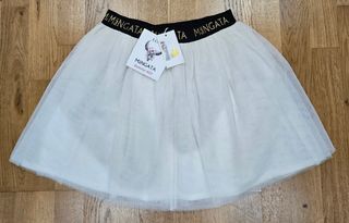 Falda tutú Mängata blanca Talla M