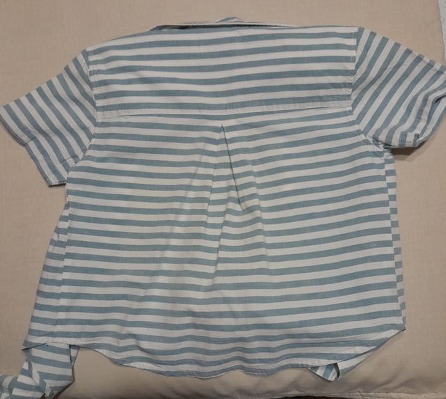 Camisa Scalpers niña rayas anudada