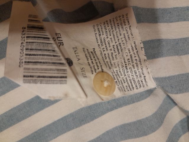 Camisa Scalpers niña rayas anudada