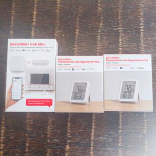 SwitchBot Hub Mini + 2 Termómetro Higrómetro