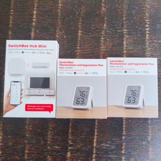 SwitchBot Hub Mini + 2 Termómetro Higrómetro