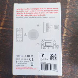 SwitchBot Hub Mini + 2 Termómetro Higrómetro