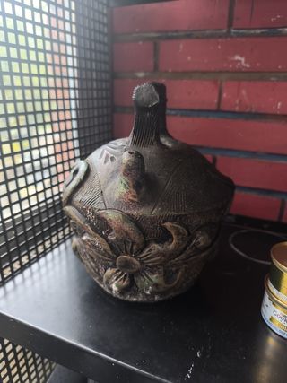 Botijo grande decorativo de escayola