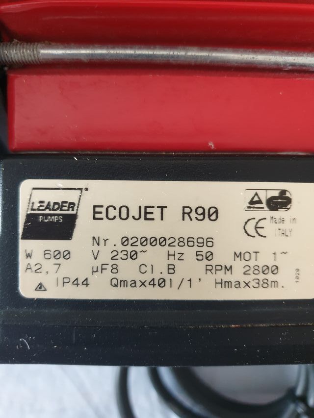 Bomba de agua ECOJET R90 LEADER