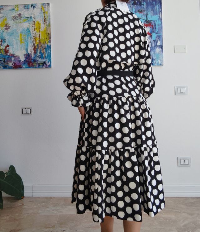 Abito lungo fantasia pois DVF