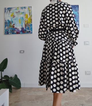 Abito lungo fantasia pois DVF