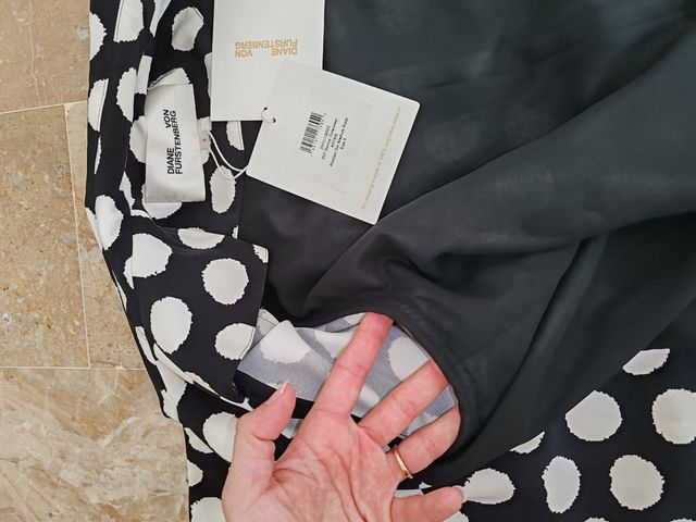 Abito lungo fantasia pois DVF