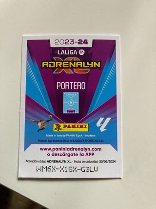 Cromo Remiro Adrenalyn XL La Liga
