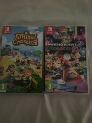 Juegos Nintendo Switch: Mario Kart 8 Deluxe y Anim