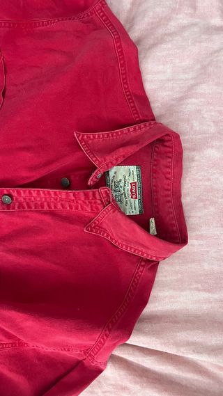 Camisa Levi's vaquera roja