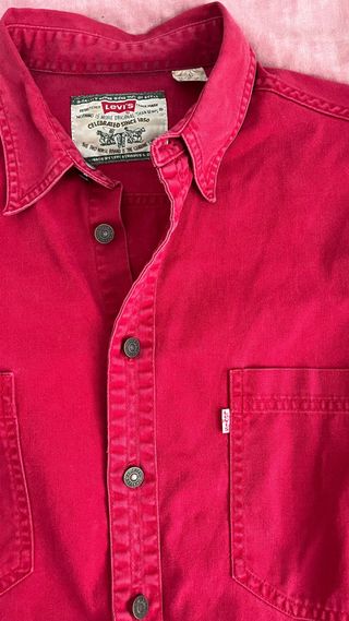 Camisa Levi's vaquera roja