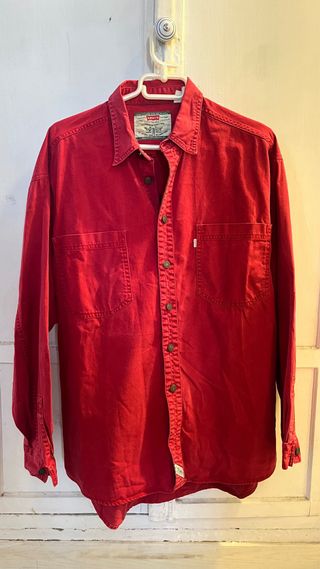 Camisa Levi's vaquera roja