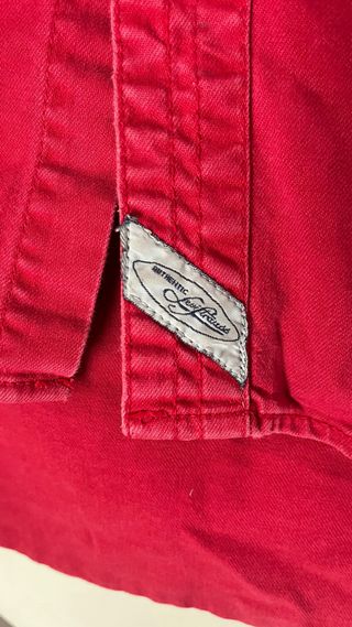 Camisa Levi's vaquera roja