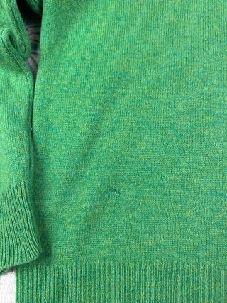 Polo Ralph Lauren Suéter Lana Verde Talla L