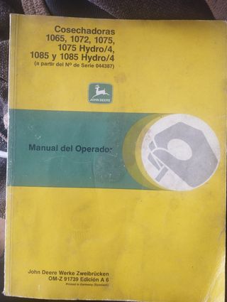 Manual Cosechadoras John Deere 1065-1085 