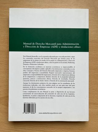 Manual de derecho mercantil ADE