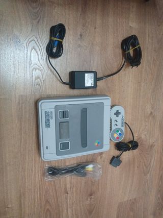 Consola Super Nintendo SNES Gris