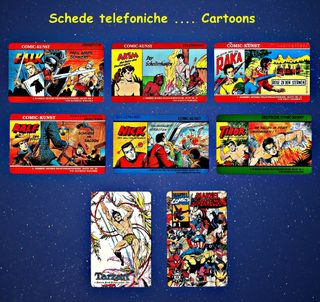Schede telefoniche - Cartoons