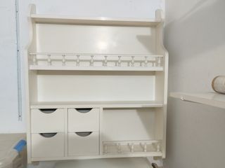 Mueble especiero blanco