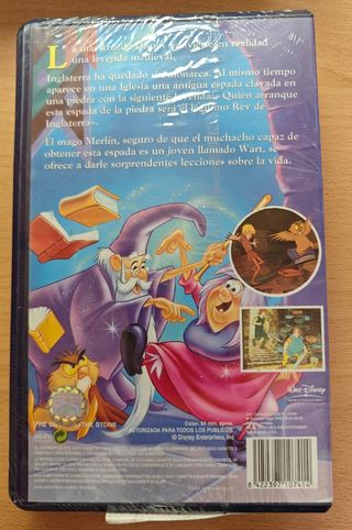Merlín el Encantador VHS Clásicos Disney sin abrir