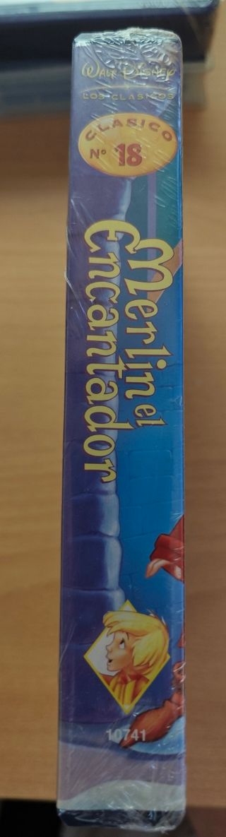 Merlín el Encantador VHS Clásicos Disney sin abrir