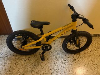Bicicleta Commençal Ramones 16 Amarilla