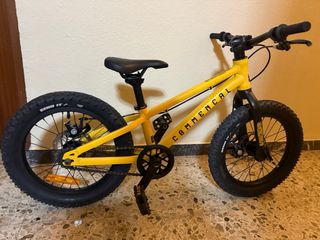 Bicicleta Commençal Ramones 16 Amarilla