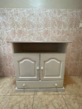Mueble recibidor madera