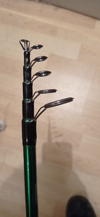 Cañas de pesca spinning telescópicas