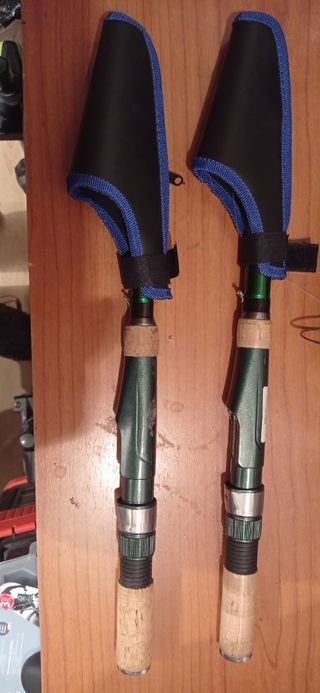 Cañas de pesca spinning telescópicas
