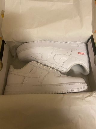 Nike A݉ir Force 1 Low Supreme White Talla 38