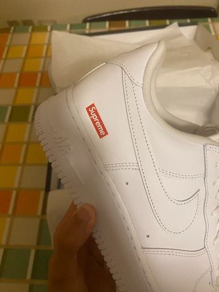 Nike A݉ir Force 1 Low Supreme White Talla 38