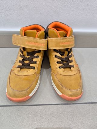 Scarpe Lumberjack bimbo marrone e arancione
