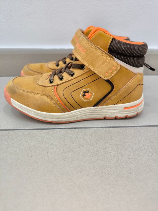 Scarpe Lumberjack bimbo marrone e arancione