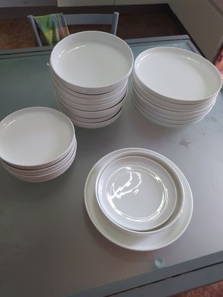 Servizio Piatti Westwing Bianco Porcellana