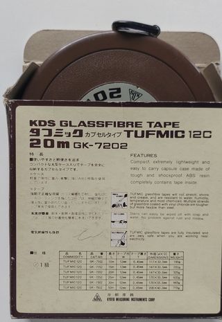 Metro a nastro Tufmic 12C 20m made in Japan