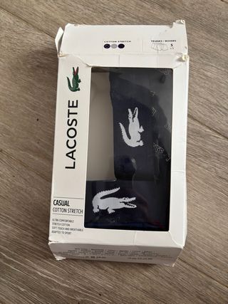 Caja Pack 3 Bóxers Lacoste Talla S.