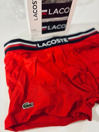 Caja Pack 3 Bóxers Lacoste Talla S.
