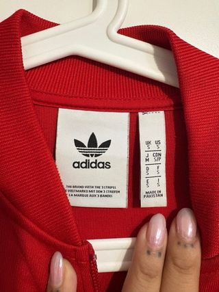 Chaqueta Adidas Roja Talla S