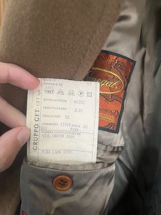 Piacenza 1733 Abrigo Lana Marrón