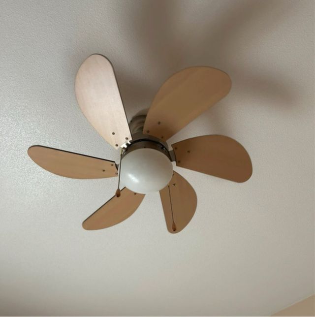 Ventilador de techo Orbegozo madera y metal