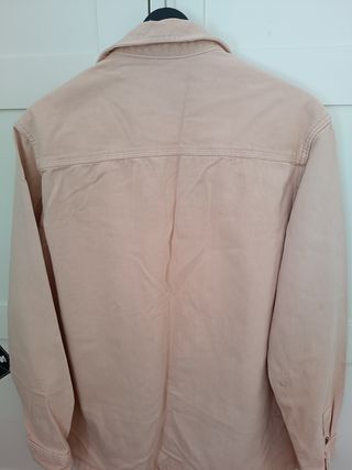 Sobrecamisa Bershka Rosa Hombre