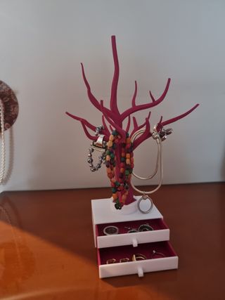 Árbol joyero con cajones – Organizador de joyas 