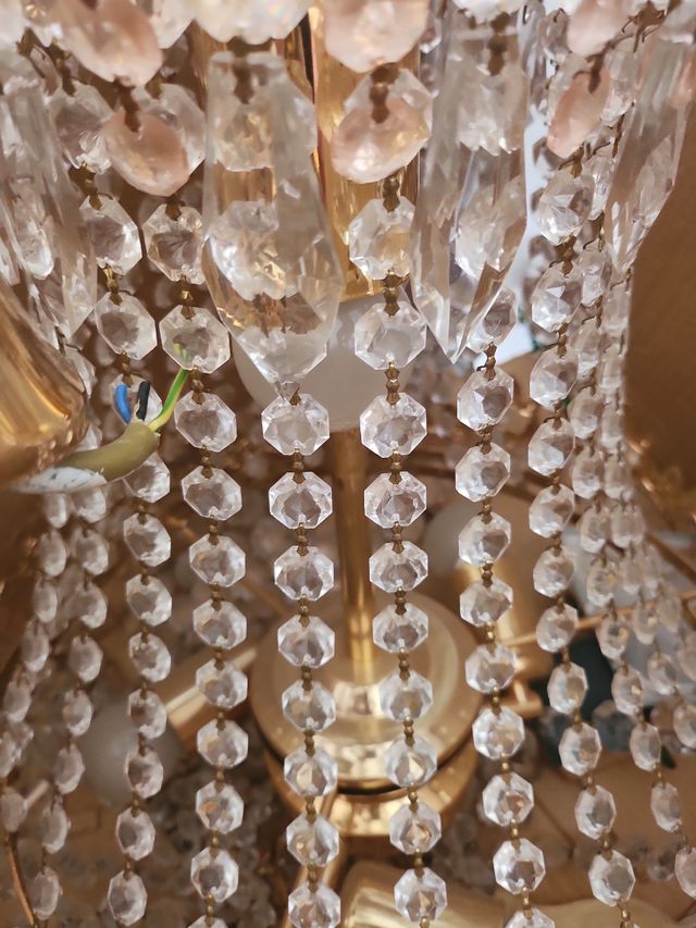 2 lámparas de cristal  Escucho ofertas razonables