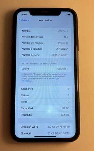 iPhone XR 64 GB Negro